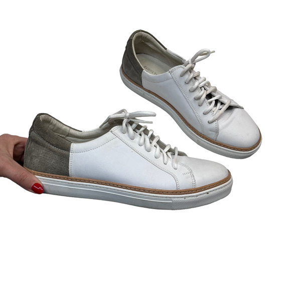 Kenneth Cole Other - Kenneth Cole Premier Show Low Top White Sneakers Men's SZ 9.5
